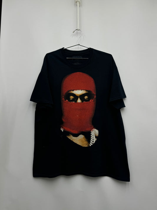 KANYE WEST YEEZUS TOUR  MAISON MARGIELA MASK YEEZY CONCERT 2013 T-SHIRT